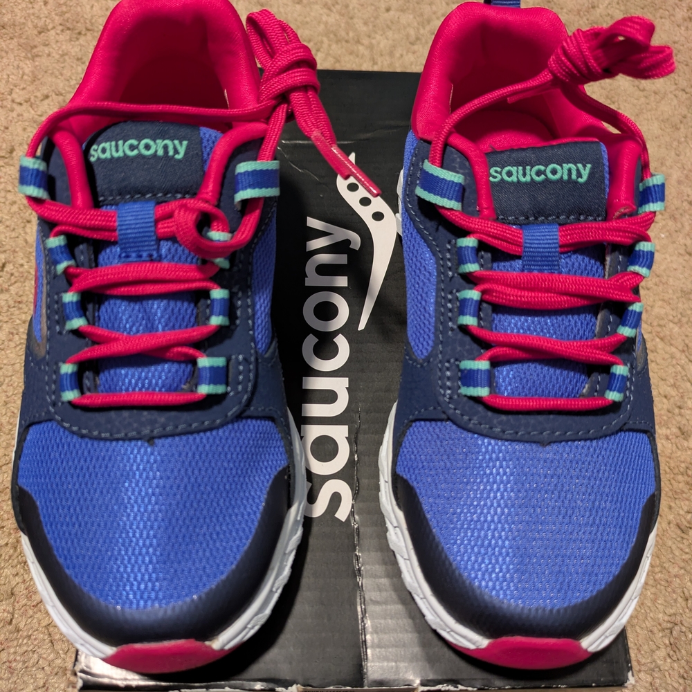 Saucony Kids Sneakers - Blue and Pink